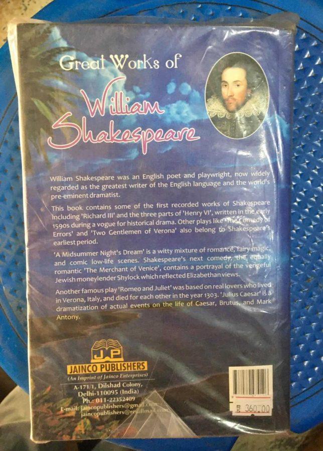 great works of william shakespeare